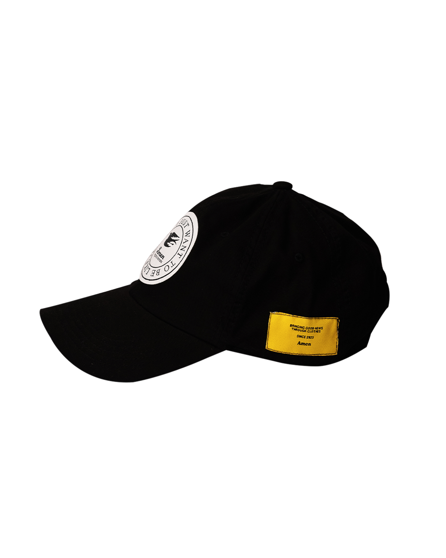 BLACK CAP I JUST WANT TO BE LIKE JESUS