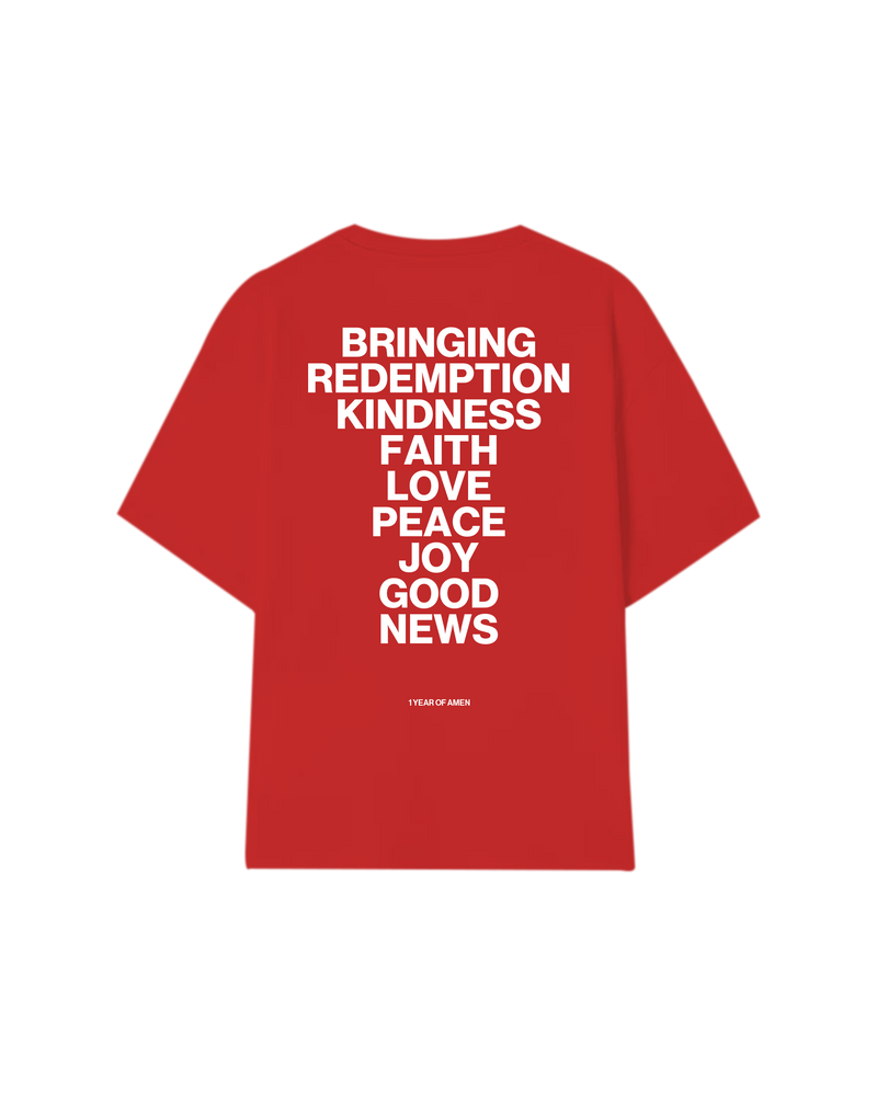 RED T-SHIRT 1 YEAR