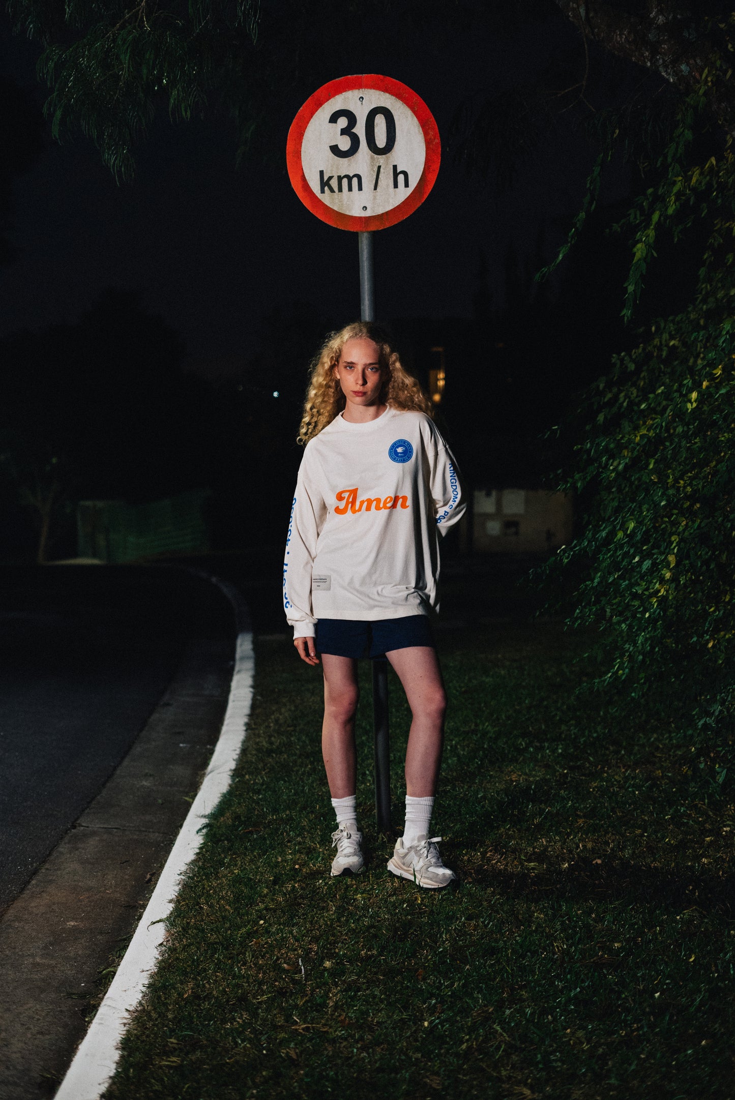 T-SHIRT LONG SLEEVE OFF WHITE KINDOM'S PORTAIS
