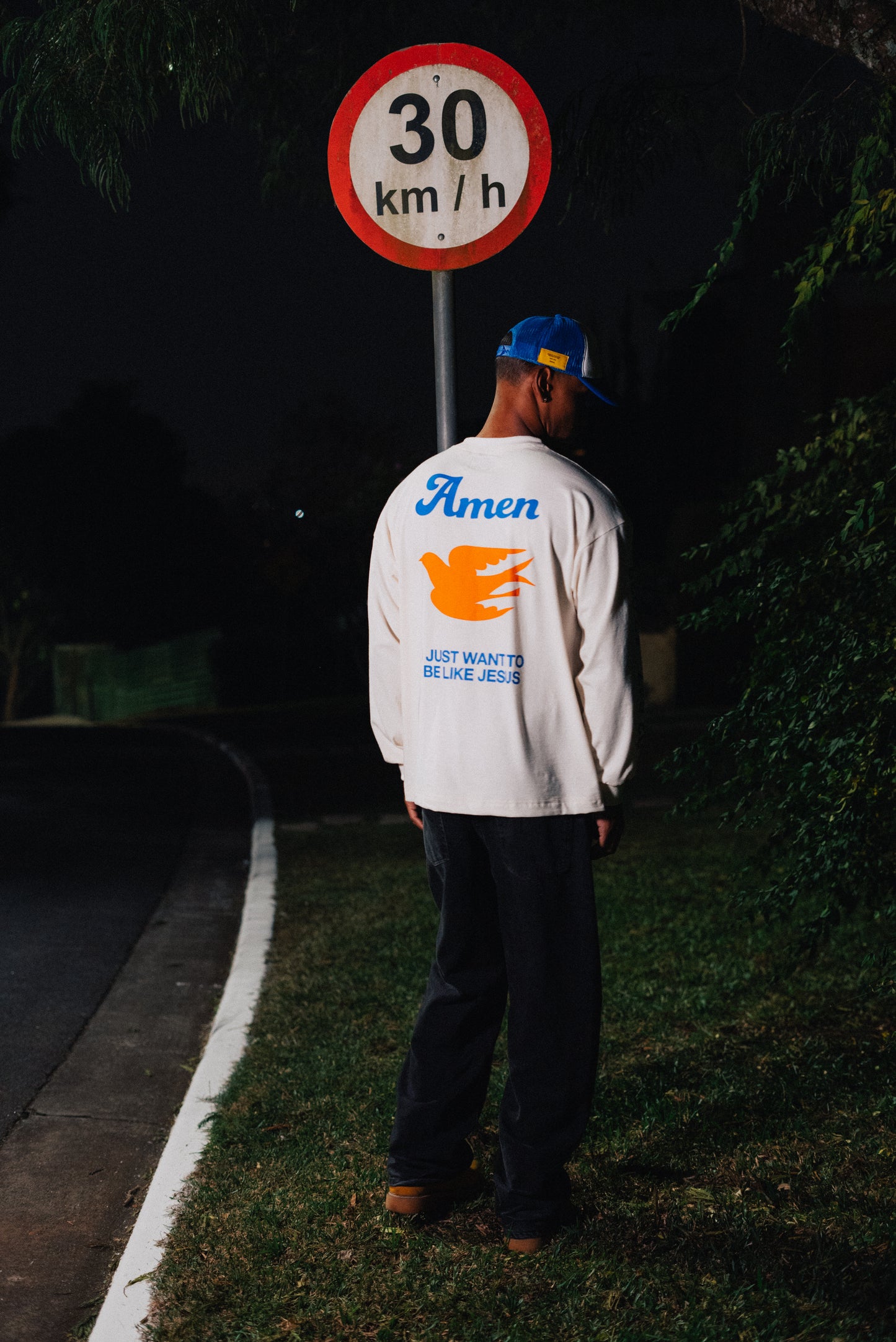 T-SHIRT LONG SLEEVE OFF WHITE KINDOM'S PORTAIS