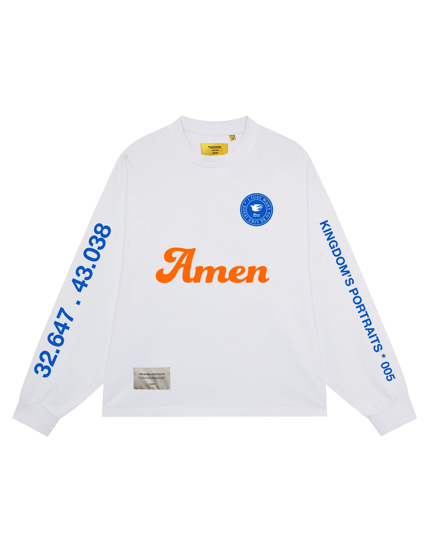 T-SHIRT LONG SLEEVE OFF WHITE KINDOM'S PORTAIS