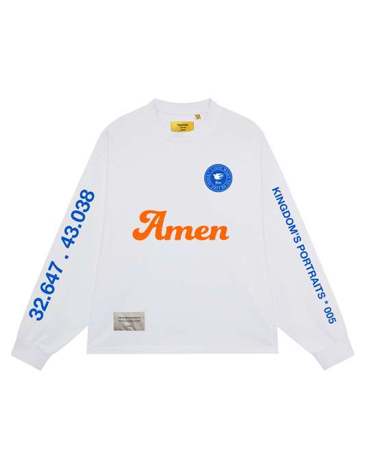 T-SHIRT LONG SLEEVE OFF WHITE KINDOM'S PORTAIS