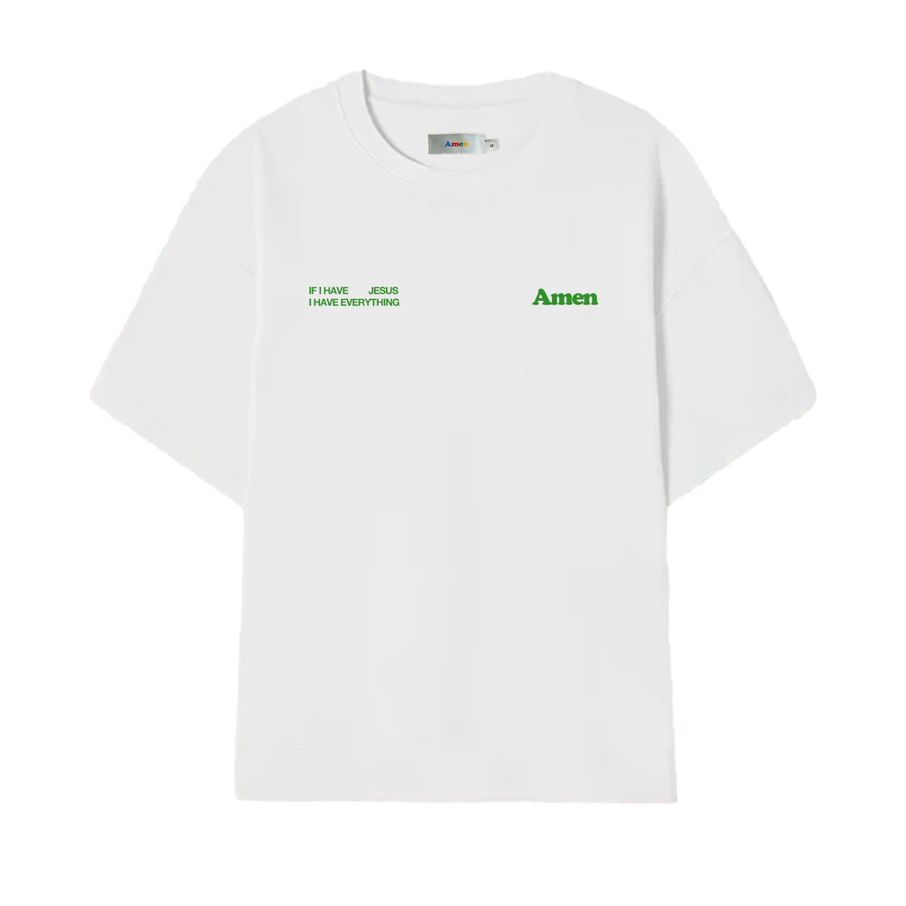 T-SHIRT I JUST NEED JESUS OFF WHITE KIDS