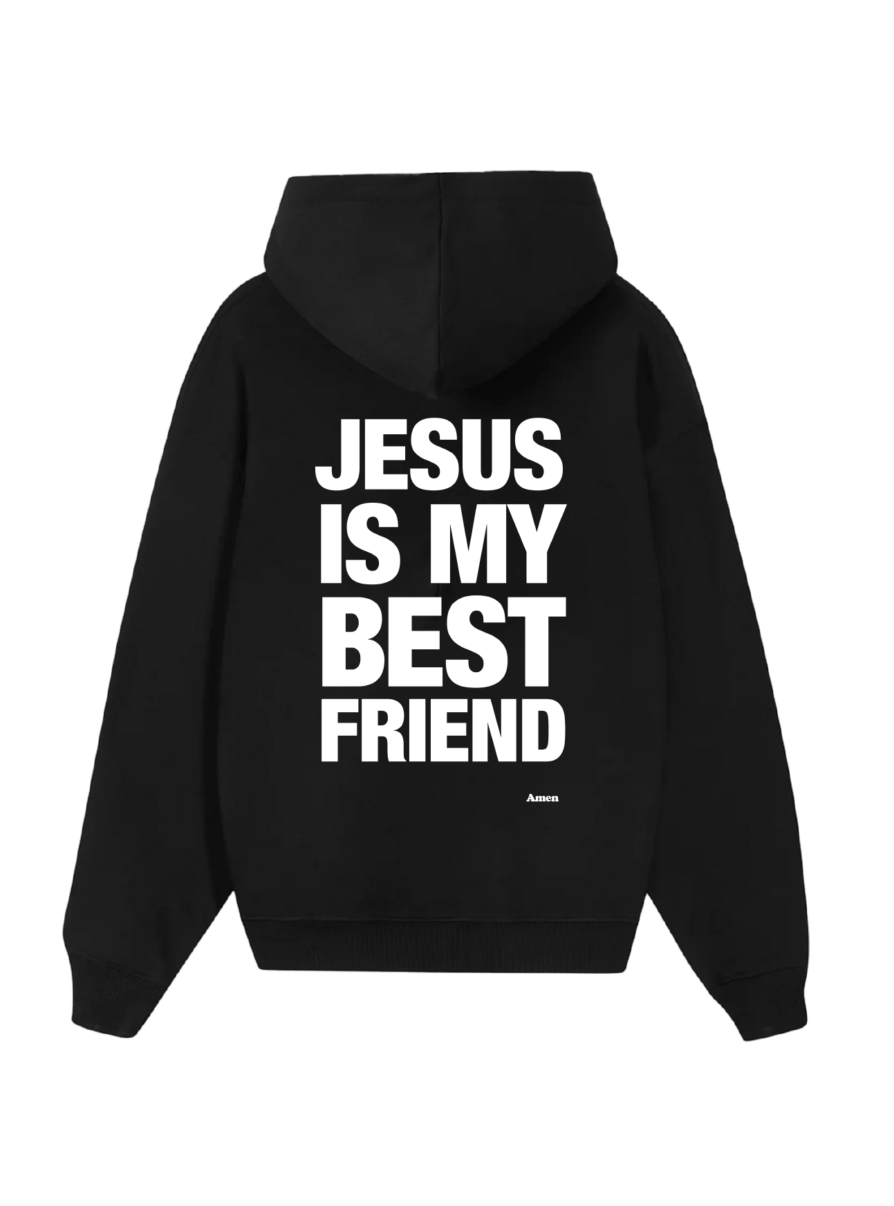 BLACK SWEATSHIRT JESUS IS MY BEST FRIEND