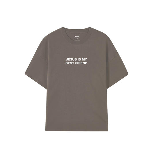 BROWN JESUS IS MY BEST FRIEND T-SHIRT