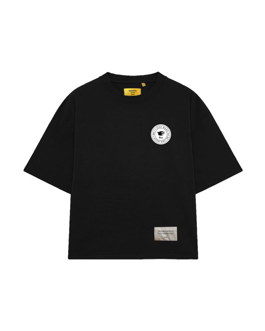 BLACK T-SHIRT EMBLEM I JUST WANT TO BE LIKE JESUS