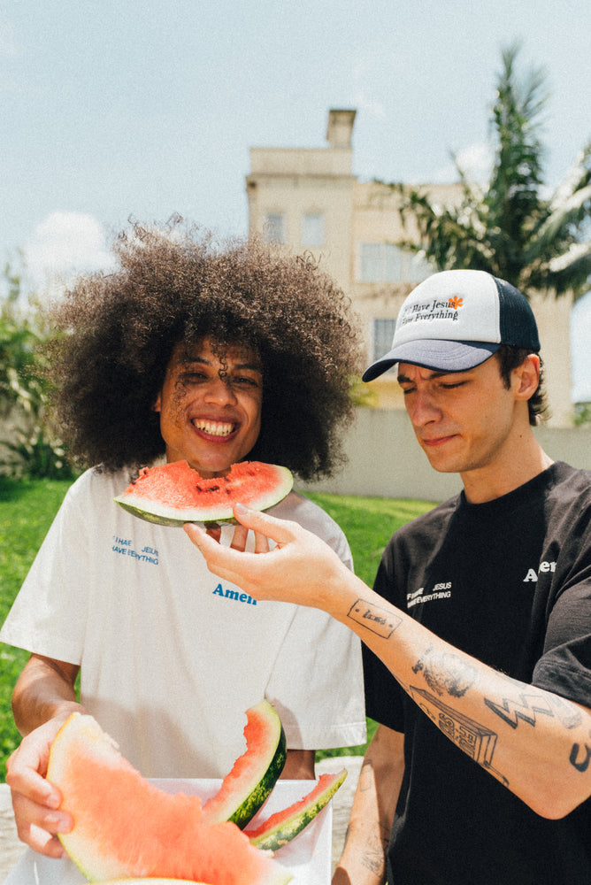 NAH BRO U NEED JESUS OFF WHITE T-SHIRT