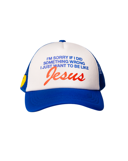 BLUE TRUCKER CAP I'M SORRY