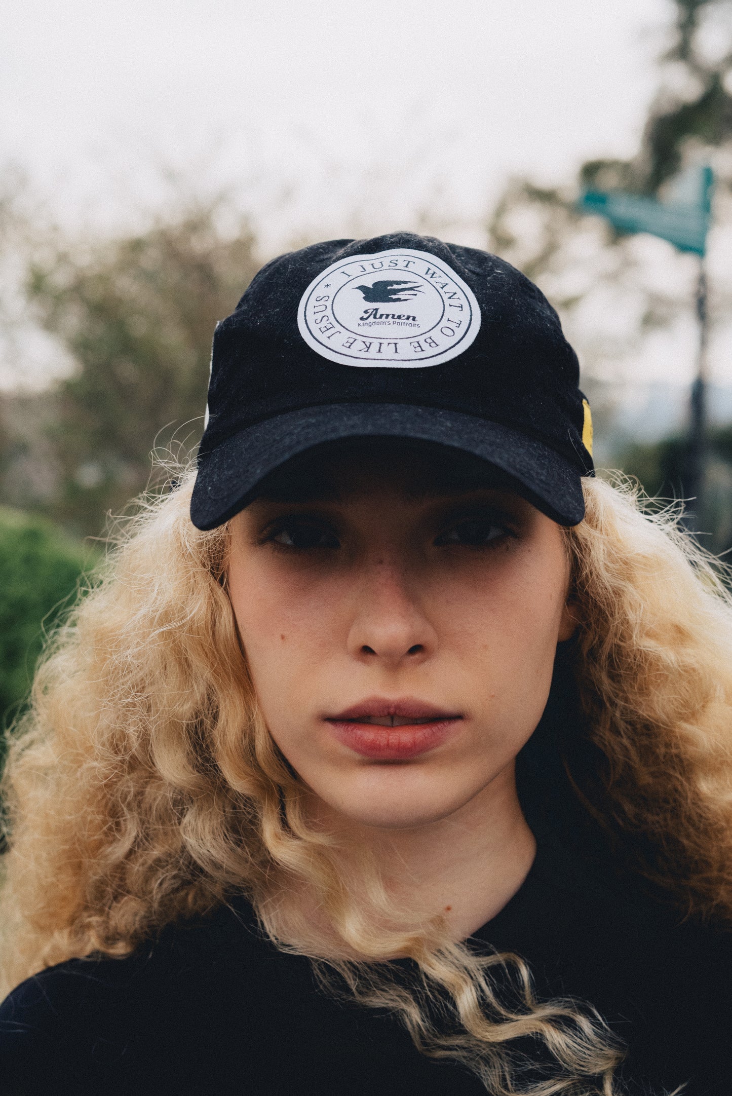 BLACK CAP I JUST WANT TO BE LIKE JESUS