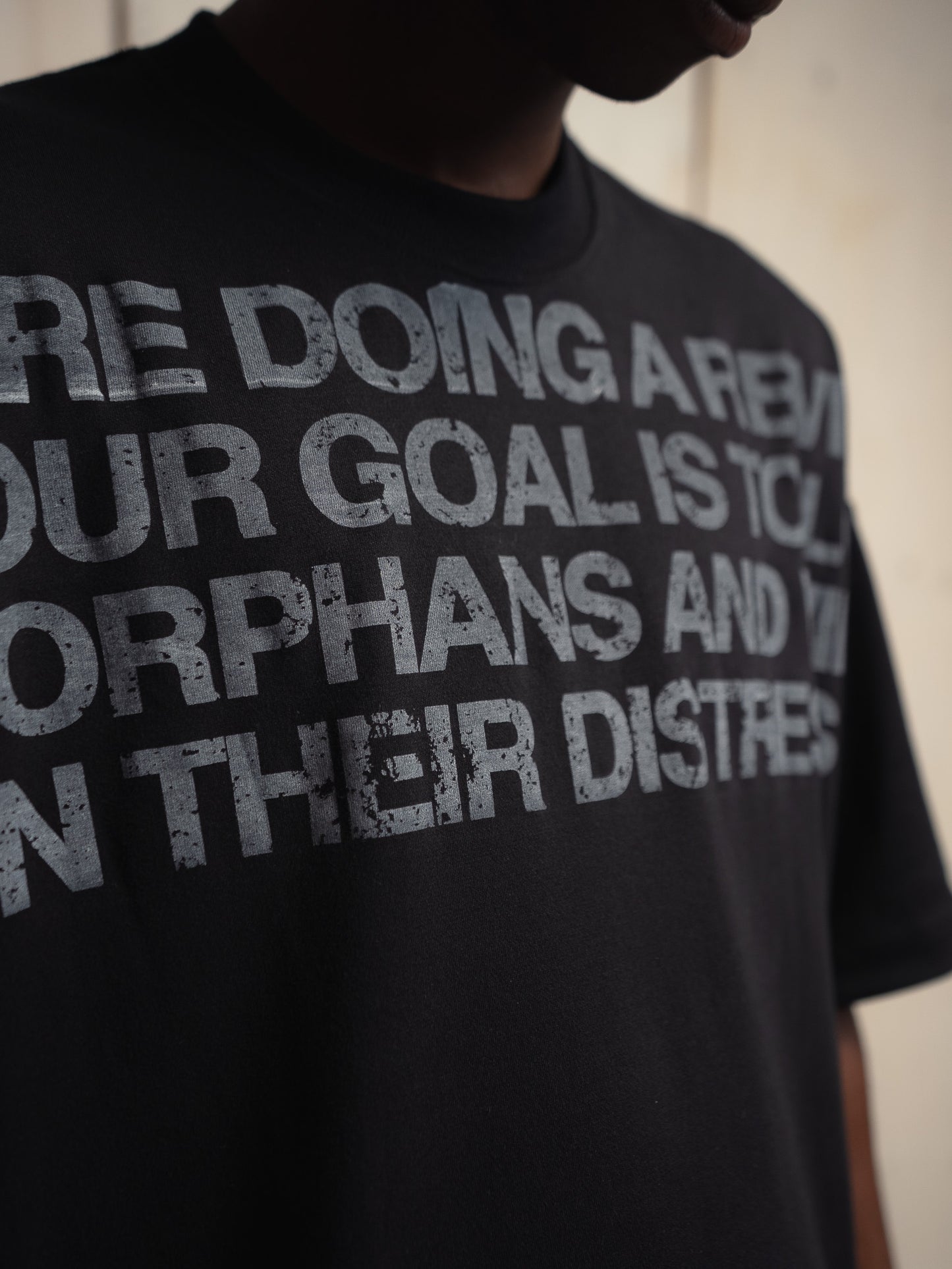 GOD IS NOT A RELIGION BLACK T-SHIRT