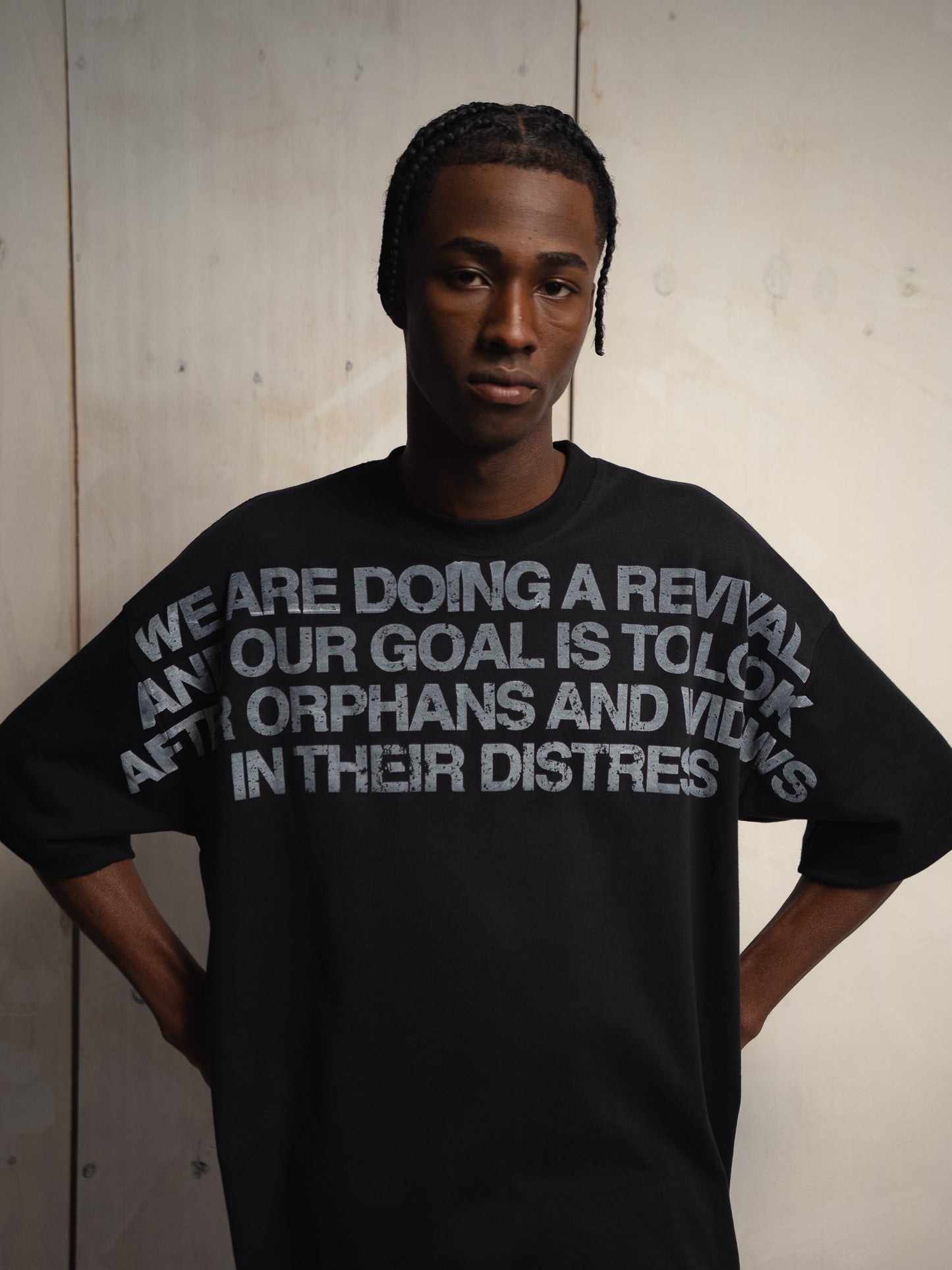 GOD IS NOT A RELIGION BLACK T-SHIRT