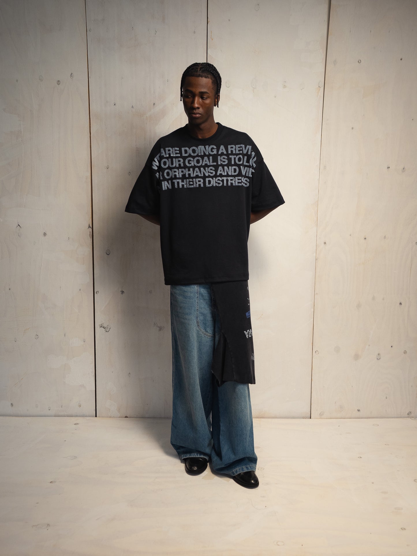 GOD IS NOT A RELIGION BLACK T-SHIRT