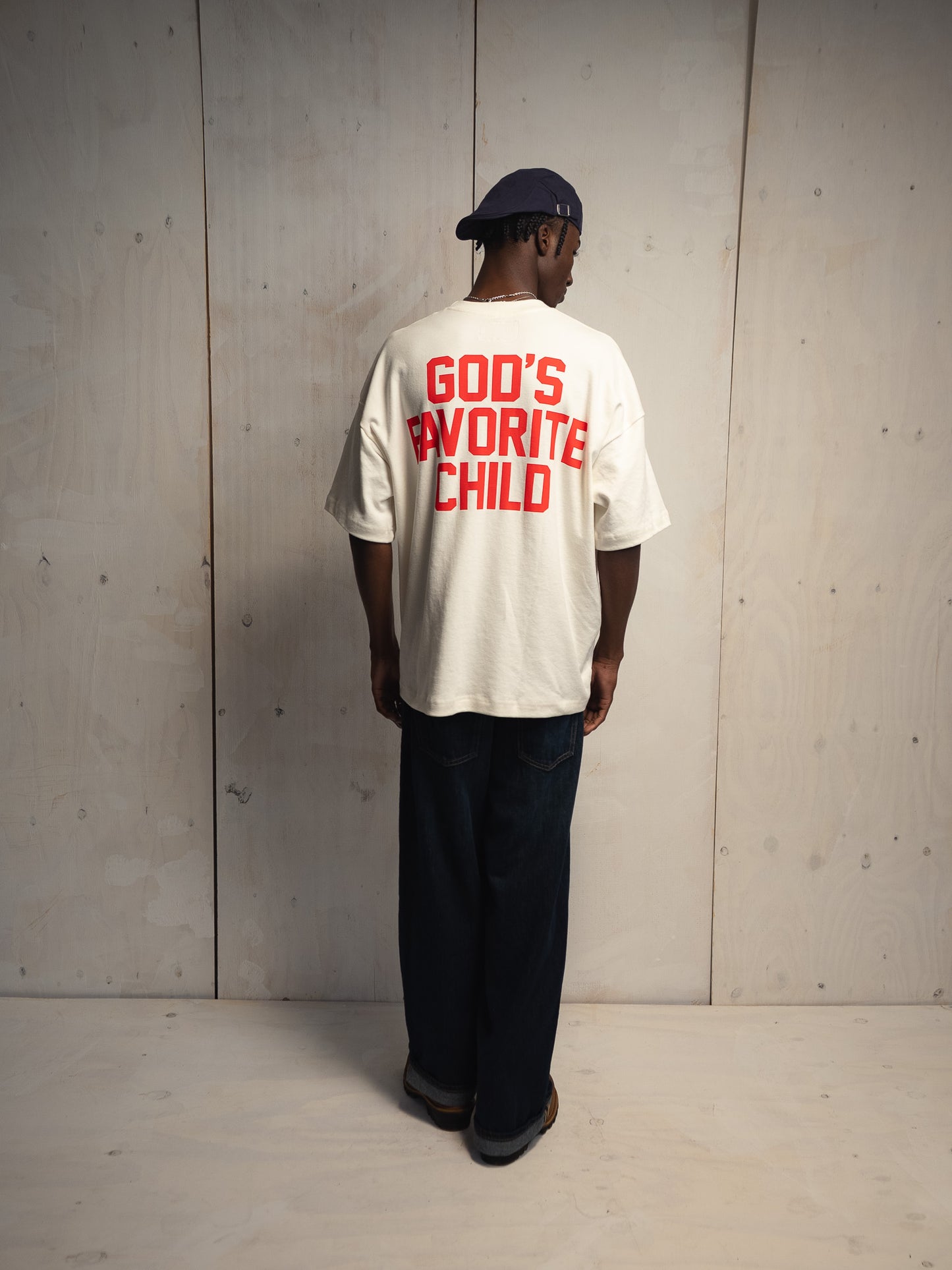 GOD'S FAVORITE CHILD OFF WHITE T-SHIRT