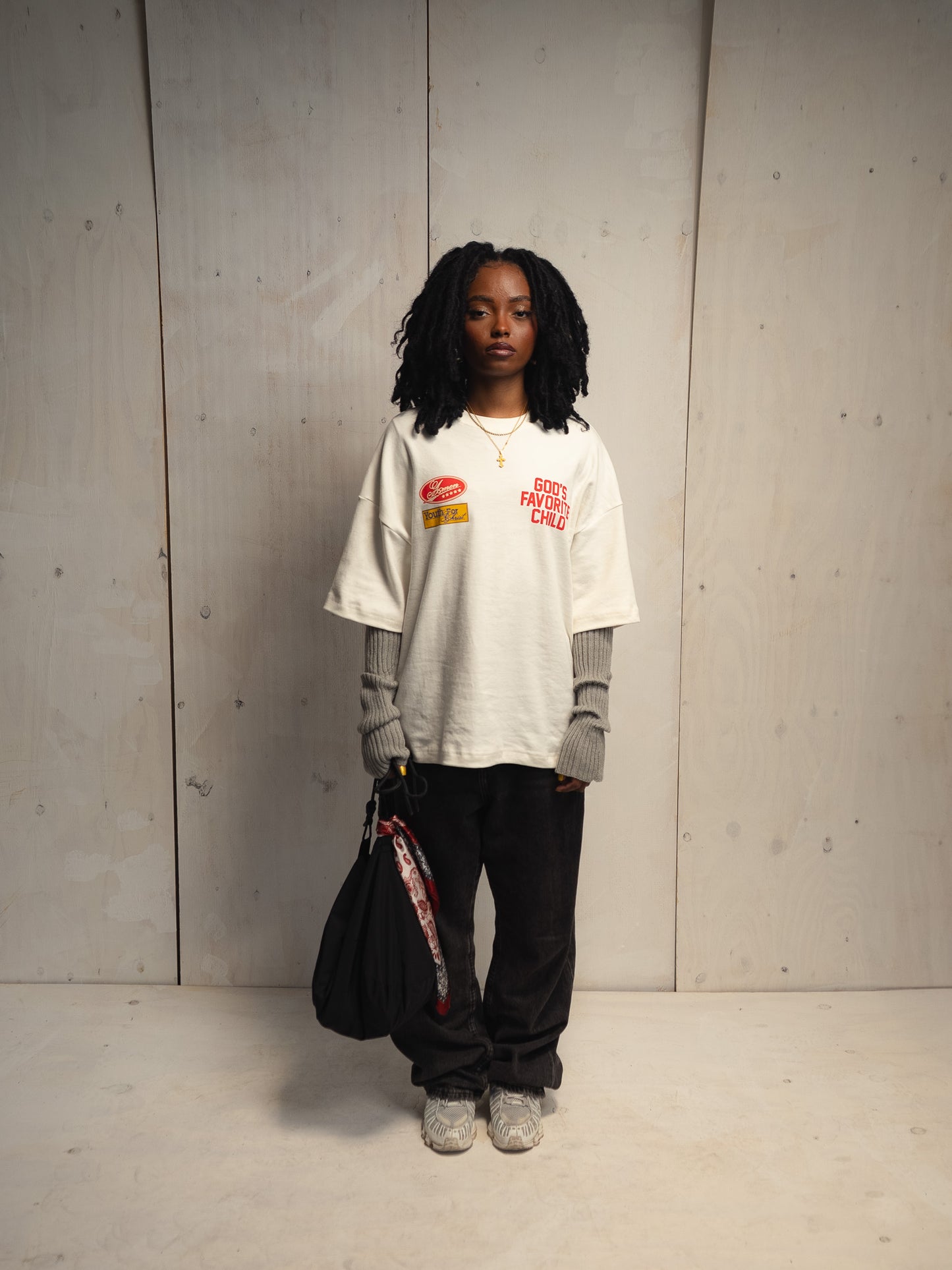 GOD'S FAVORITE CHILD OFF WHITE T-SHIRT