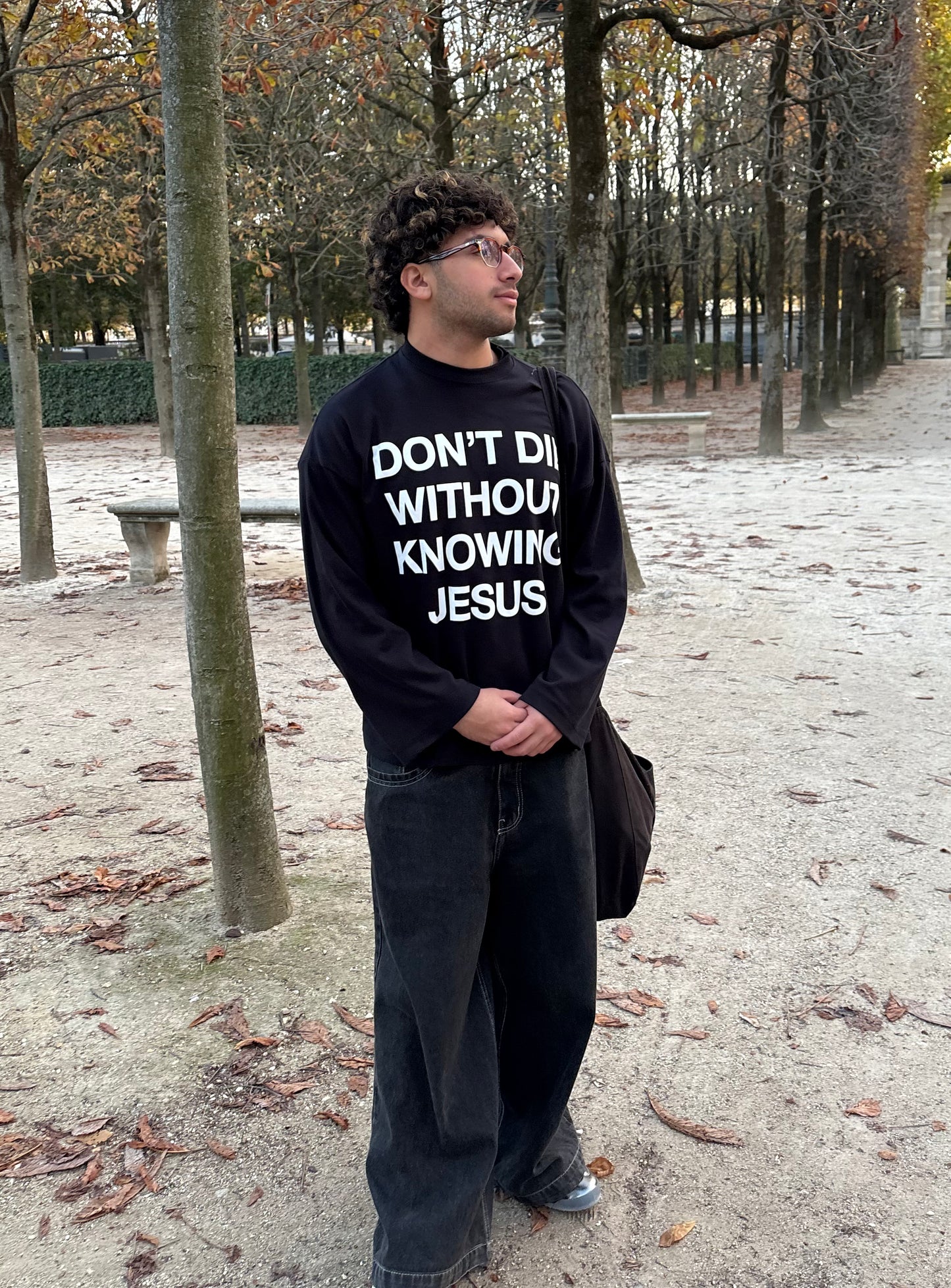 PSALMS 23:4 HEAVY BONE WHITE T-SHIRT