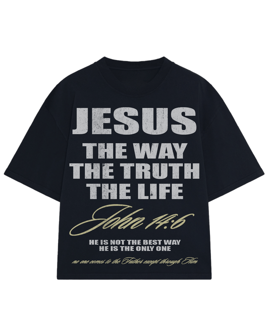 JOHN 14:6 BLACK T-SHIRT