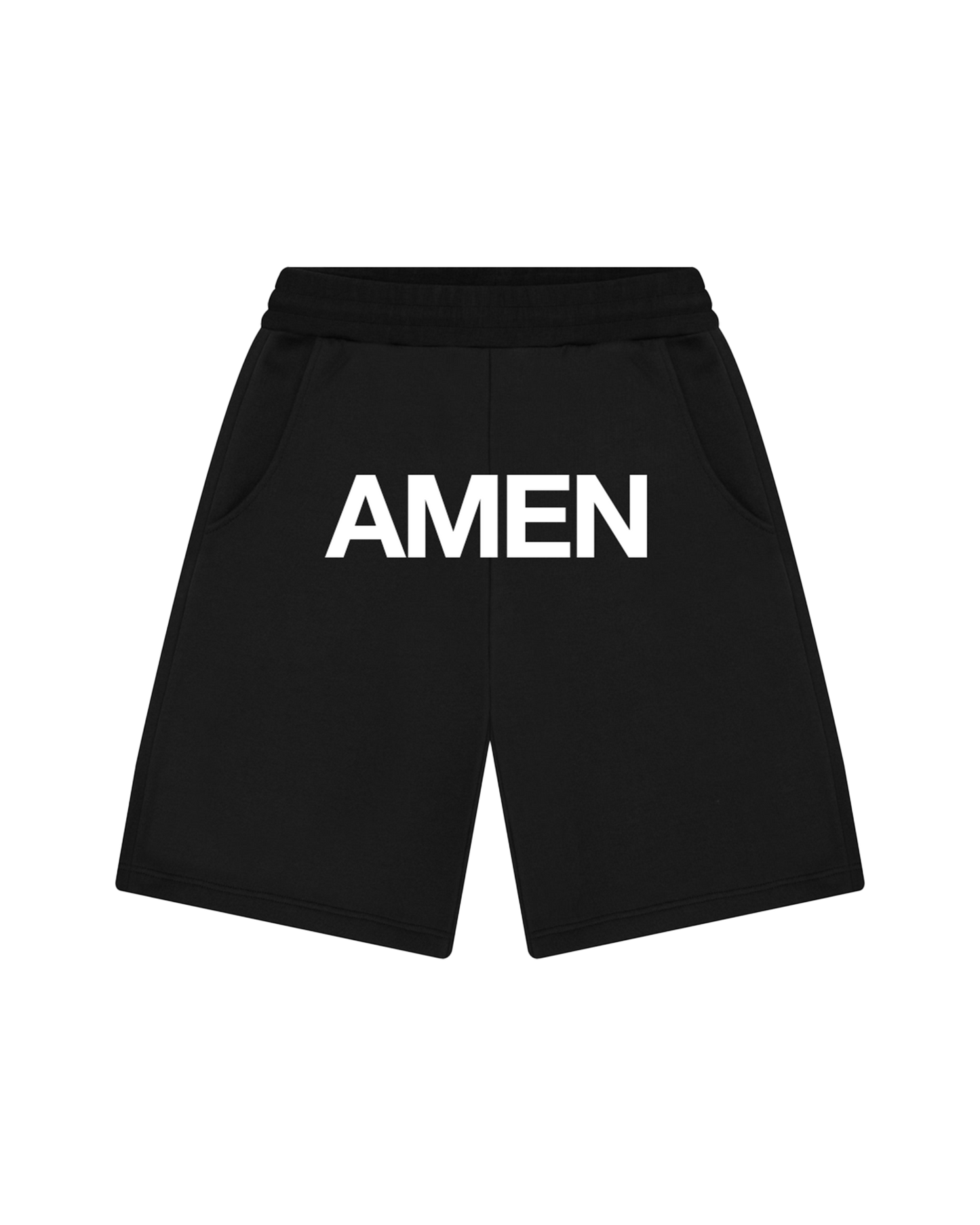 BLACK AMEN SWEATSHIRT JORTS