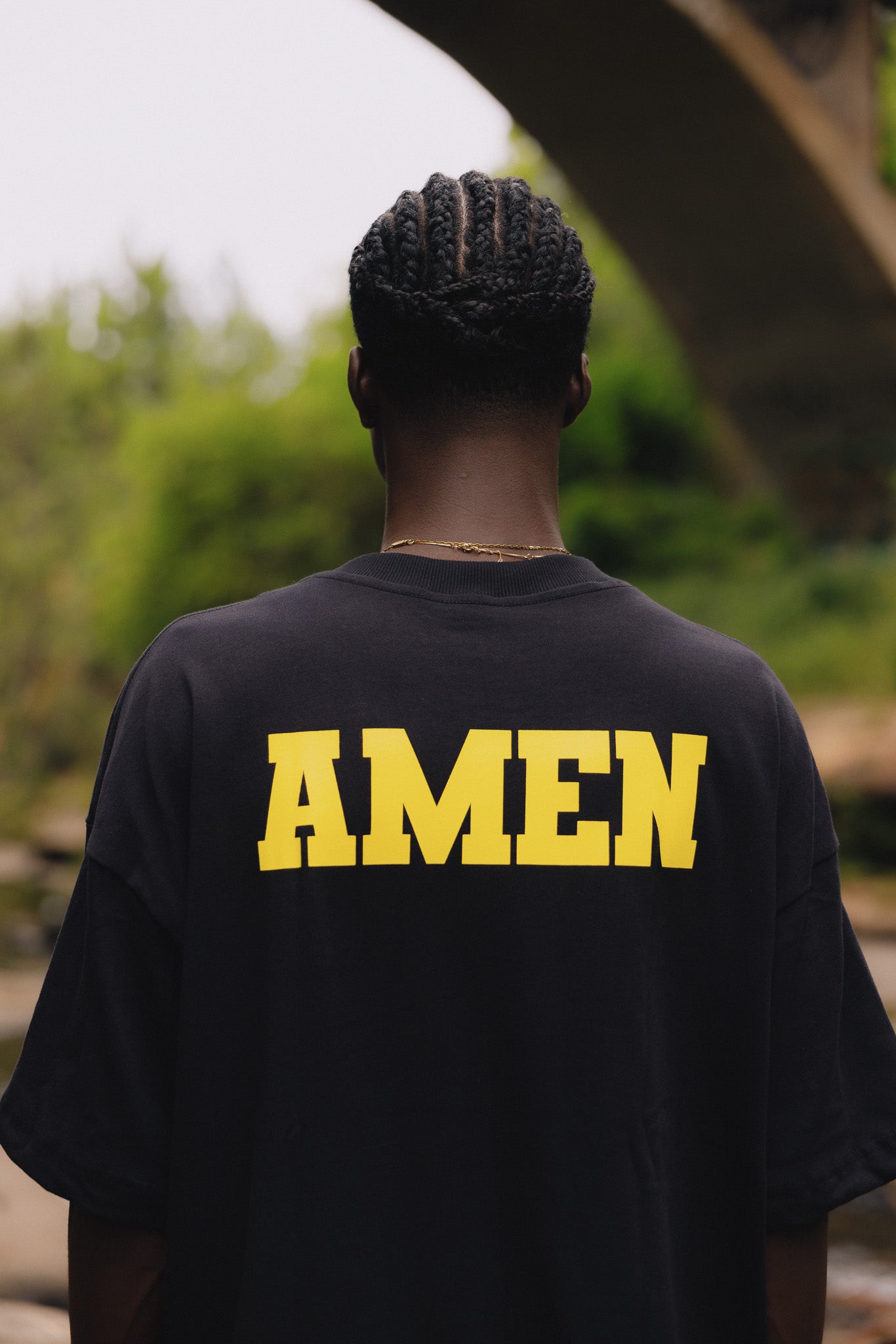 ME AND GOD BLACK T-SHIRT