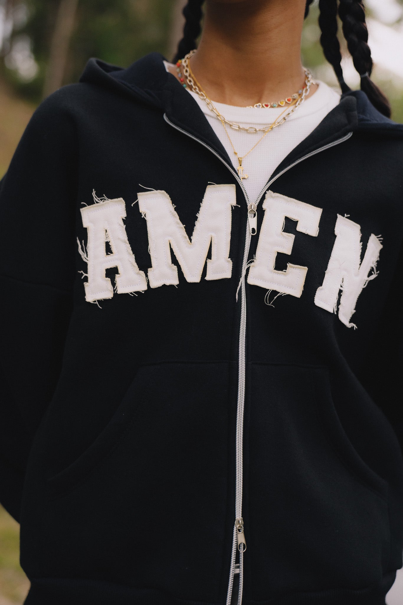 AMEN ZIP-UP SWEATSHIRT