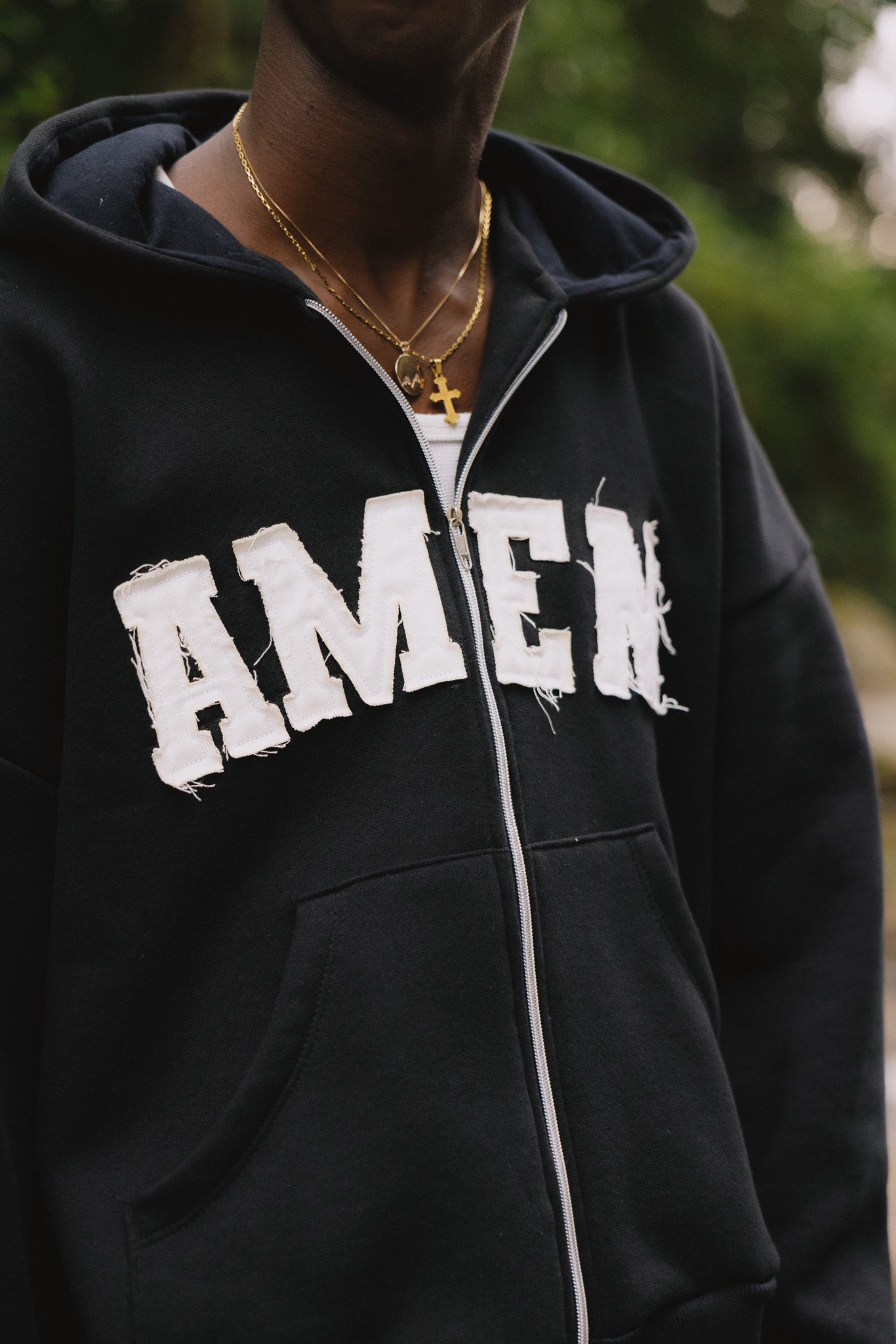 AMEN ZIP-UP SWEATSHIRT