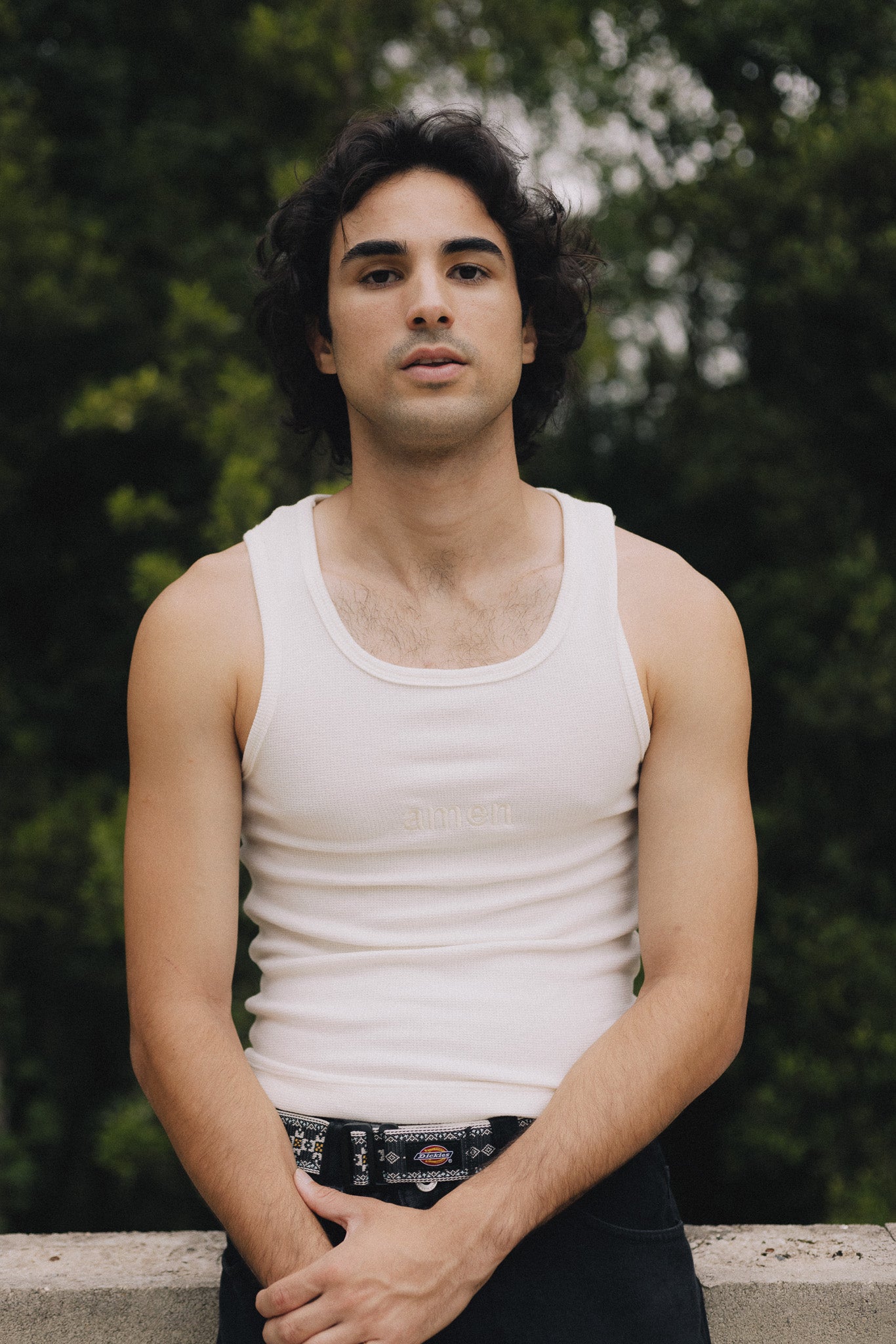 MEN'S OFF-WHITE TANK TOP