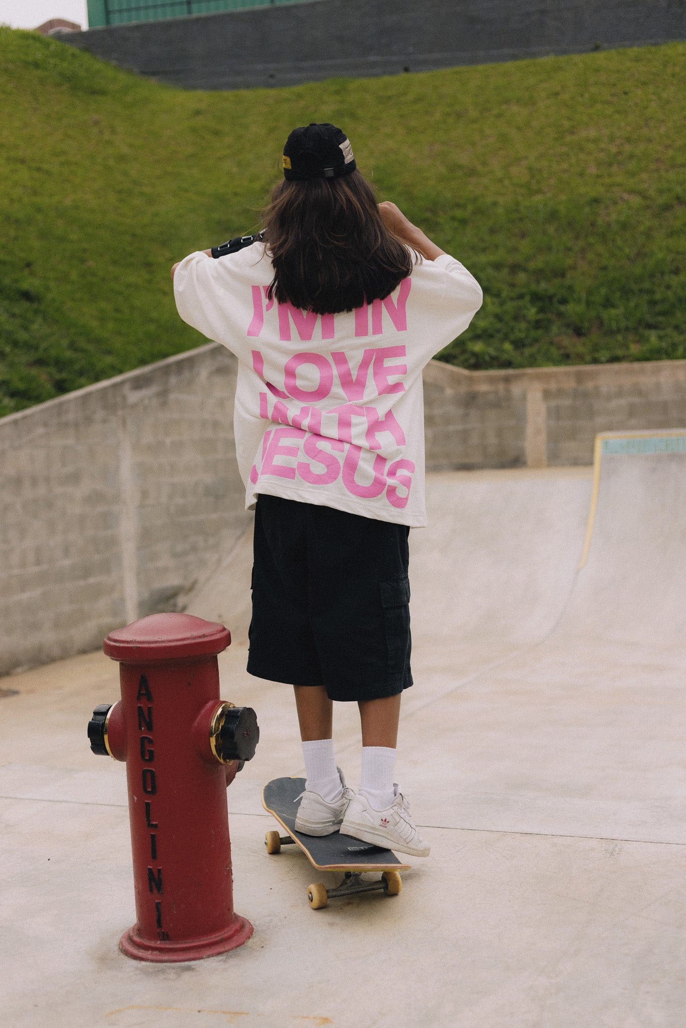 OFF WHITE T-SHIRT I'M LOVE WITH JESUS