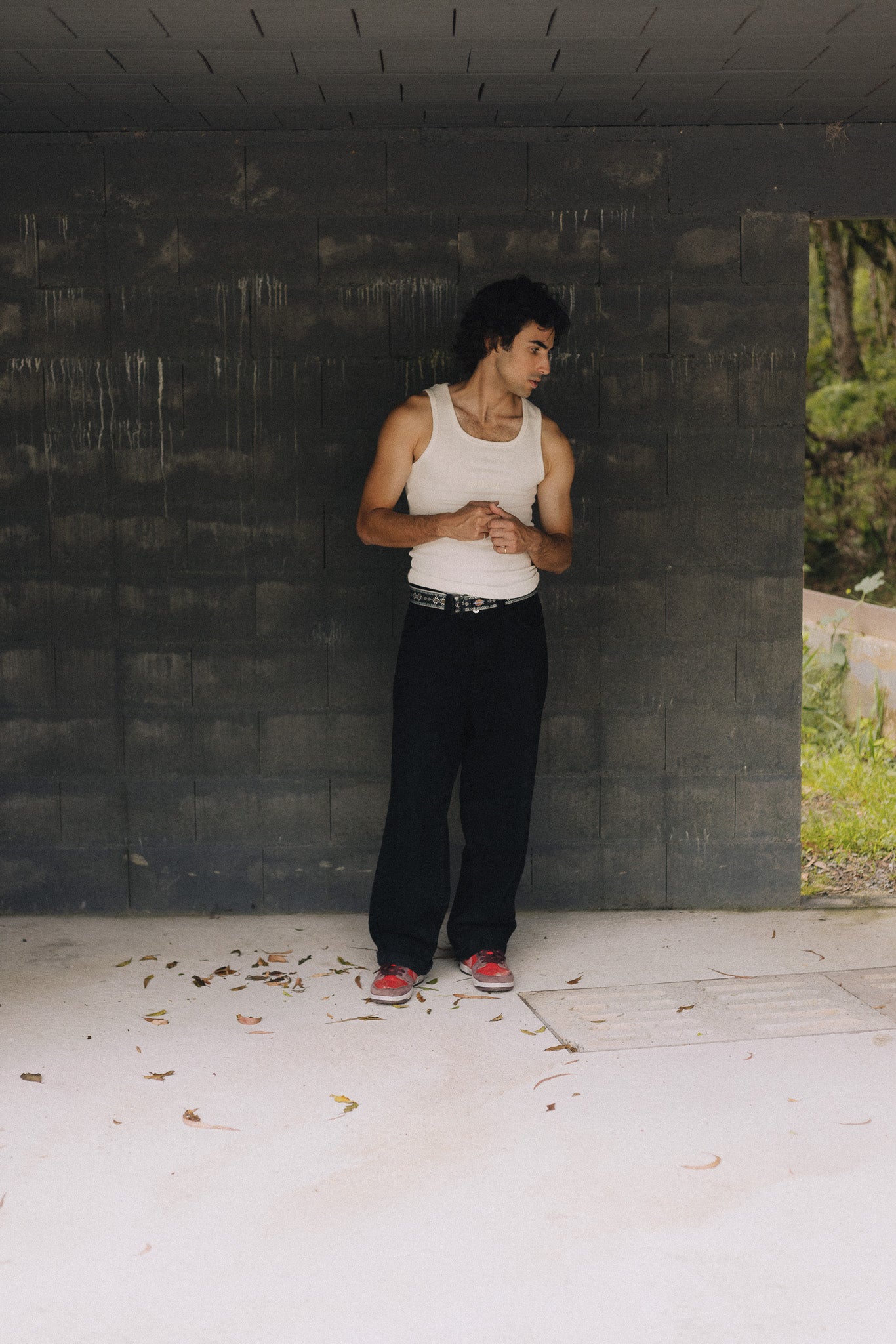 MEN'S OFF-WHITE TANK TOP