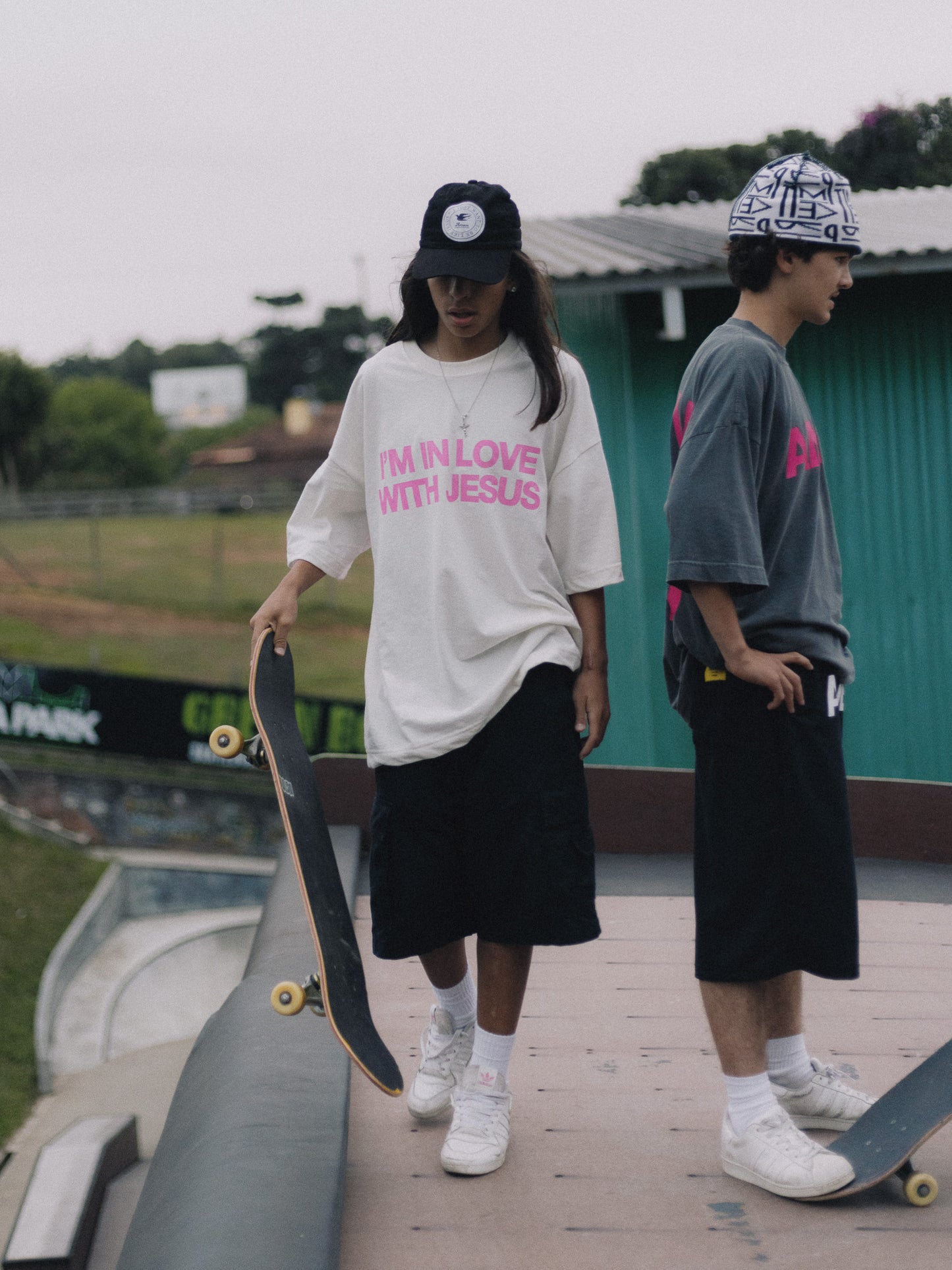 OFF WHITE T-SHIRT I'M LOVE WITH JESUS