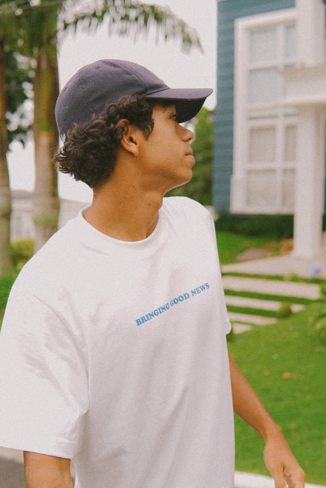 OFF WHITE T-SHIRT BRINGING GOOD NEWS