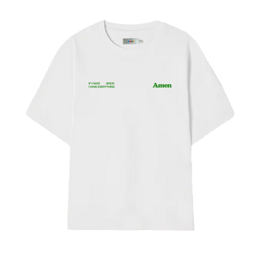 T-SHIRT I JUST NEED JESUS OFF WHITE