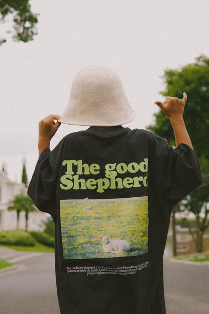 THE GOOD SHEPHERD BLACK T-SHIRT