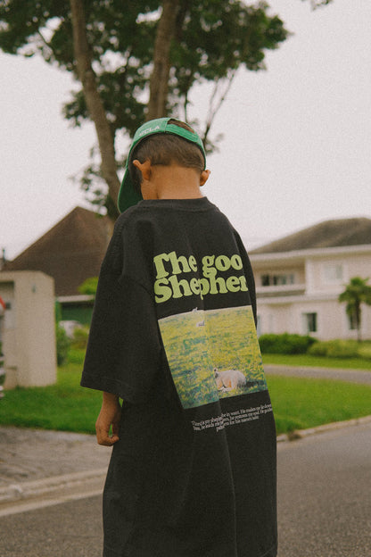 THE GOOD SHEPHERD BLACK T-SHIRT