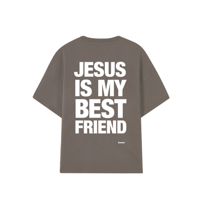 BROWN JESUS ​​IS MY BEST FRIEND T-SHIRT
