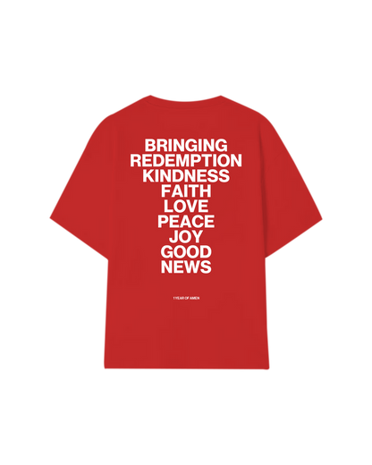 RED T-SHIRT 1 YEAR