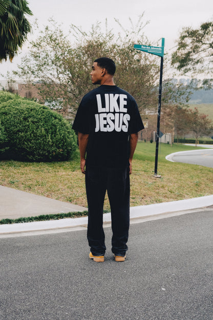 NOBODY LOVES ME LIKE JESUS ​​BLACK T-SHIRT
