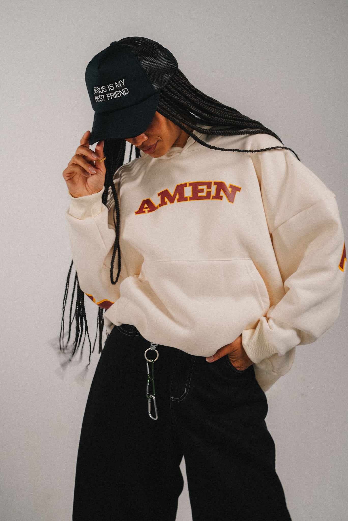 [PRE-SALE] JESUS ​​IS MY BEST FRIEND V2 BOXY SWEATSHIRT