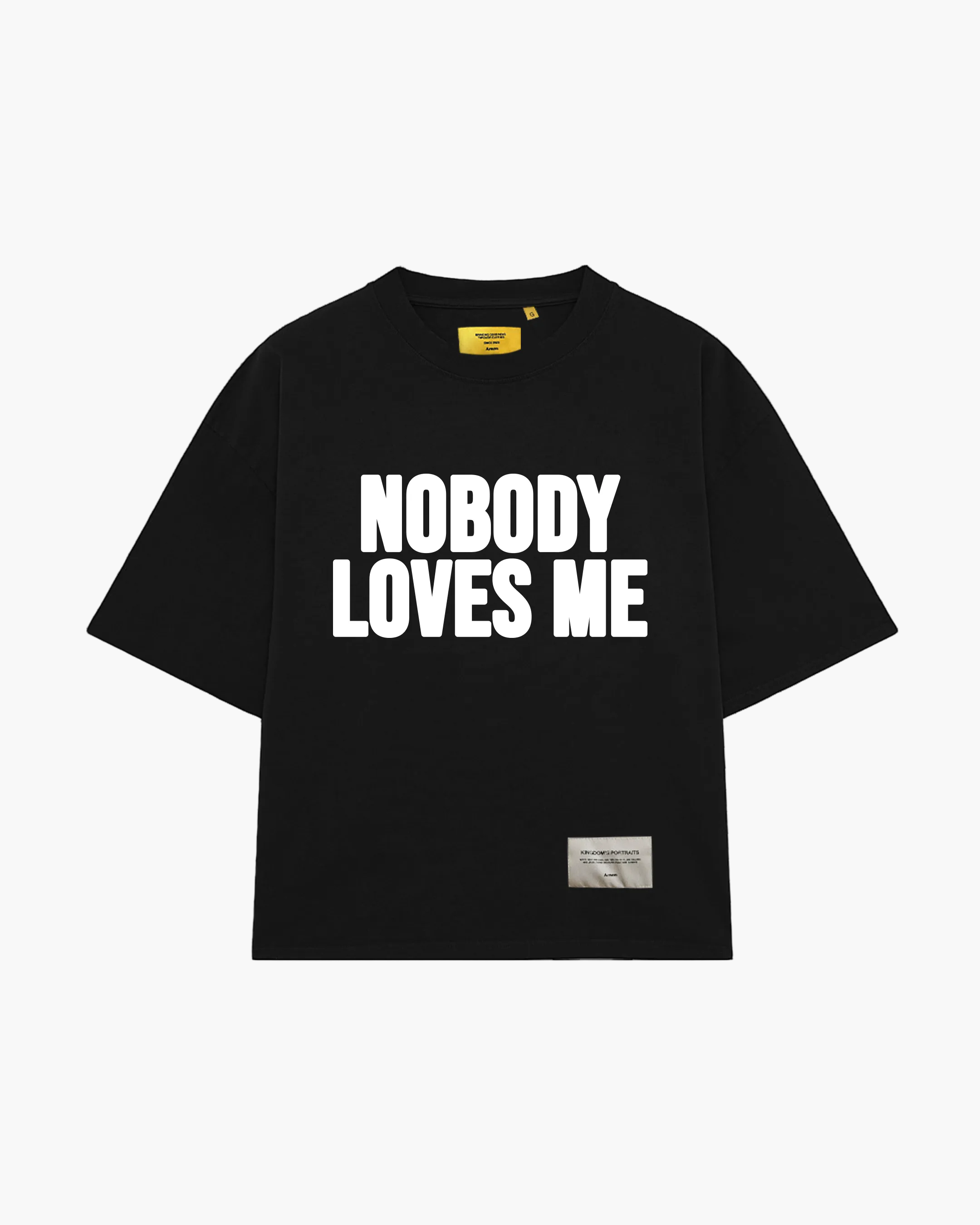 NOBODY LOVES ME LIKE JESUS ​​BLACK T-SHIRT