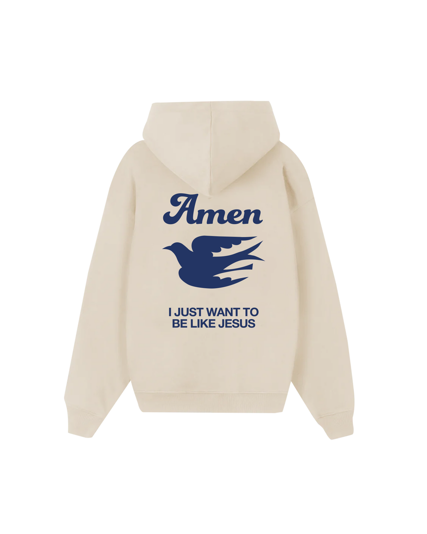 [PRÉ-VENDA] MOLETOM OFF WHITE I JUST WANT TO BE LIKE JESUS