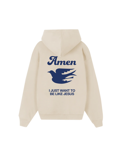 [PRÉ-VENDA] MOLETOM OFF WHITE I JUST WANT TO BE LIKE JESUS