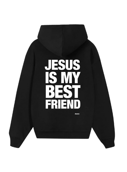BLACK SWEATSHIRT JESUS ​​IS MY BEST FRIEND