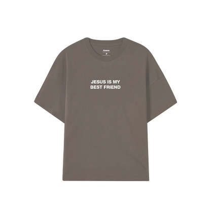 BROWN JESUS ​​IS MY BEST FRIEND T-SHIRT