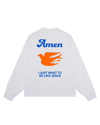 T-SHIRT LONG SLEEVE OFF WHITE KINDOM'S PORTAIS