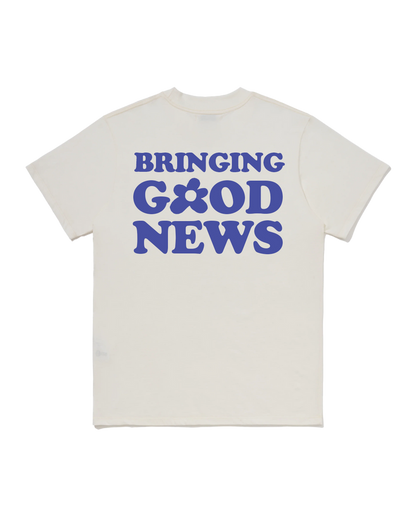 OFF WHITE T-SHIRT BRINGING GOOD NEWS