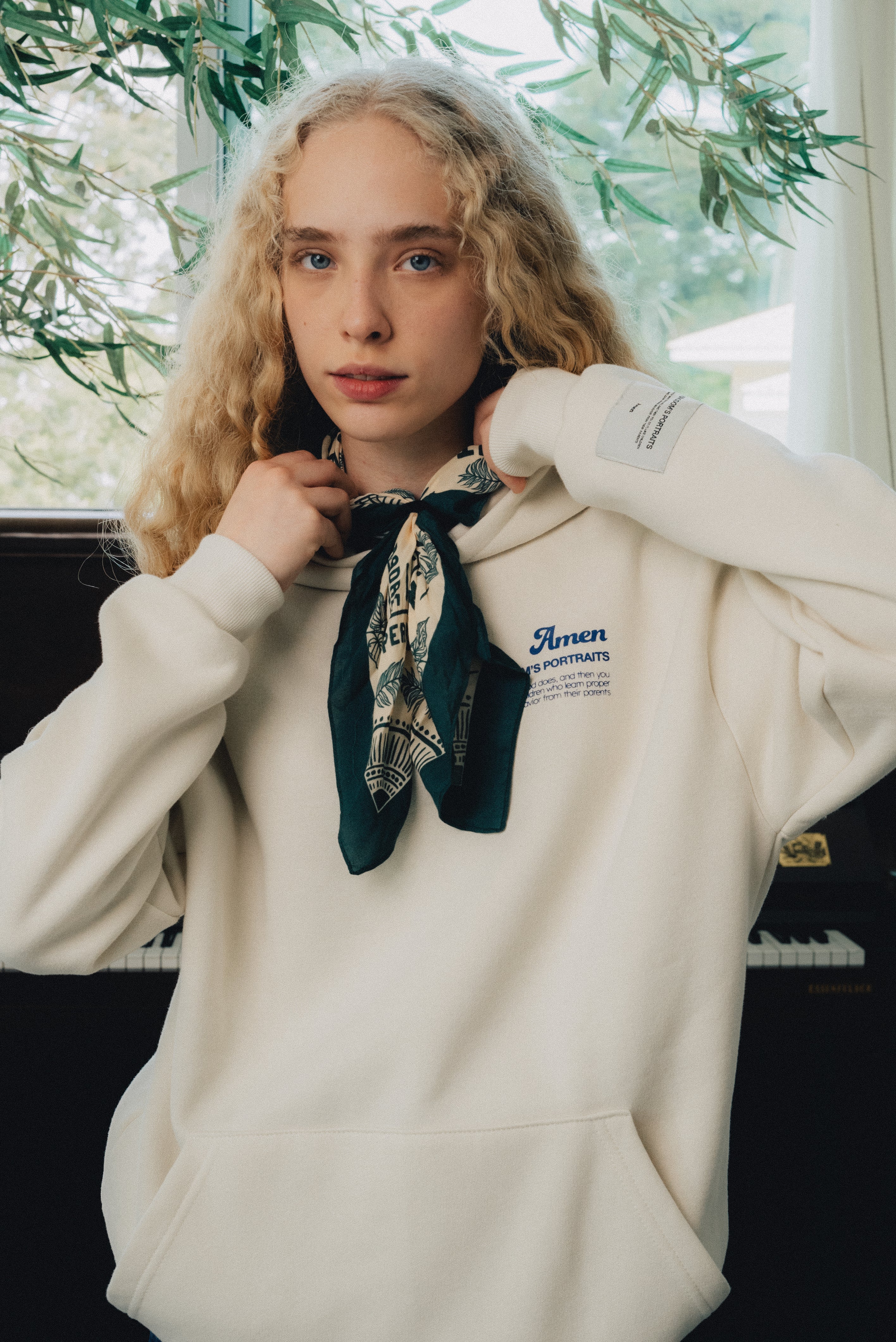 MOLETOM OFF WHITE I JUST WANT TO BE LIKE JESUS