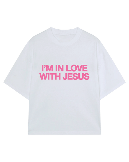 OFF WHITE T-SHIRT I'M LOVE WITH JESUS
