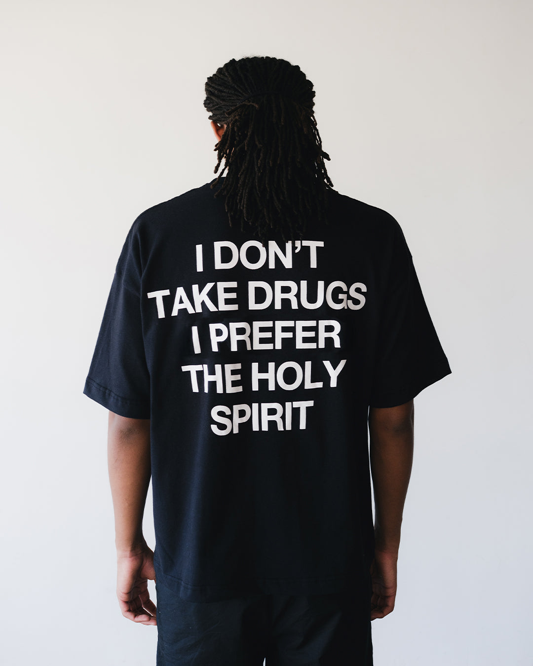 PSALMS 23:4 HEAVY BONE WHITE T-SHIRT