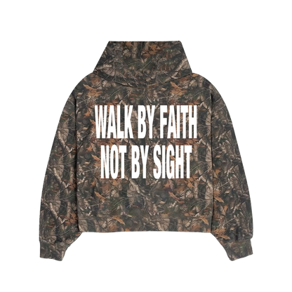 WALK BY FAITH CAMOUFLAGE SWEATSHIRT
