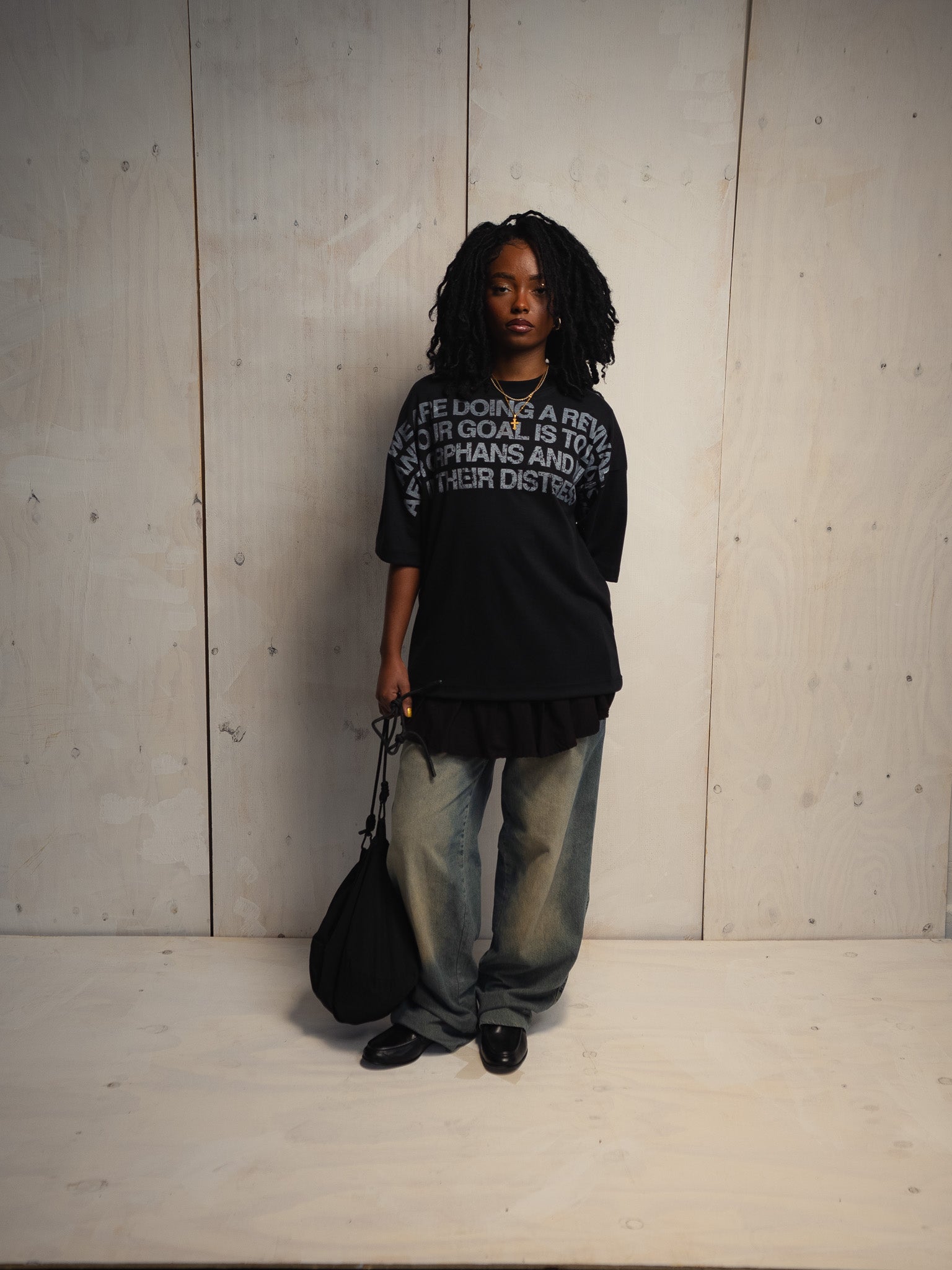 GOD IS NOT A RELIGION BLACK T-SHIRT