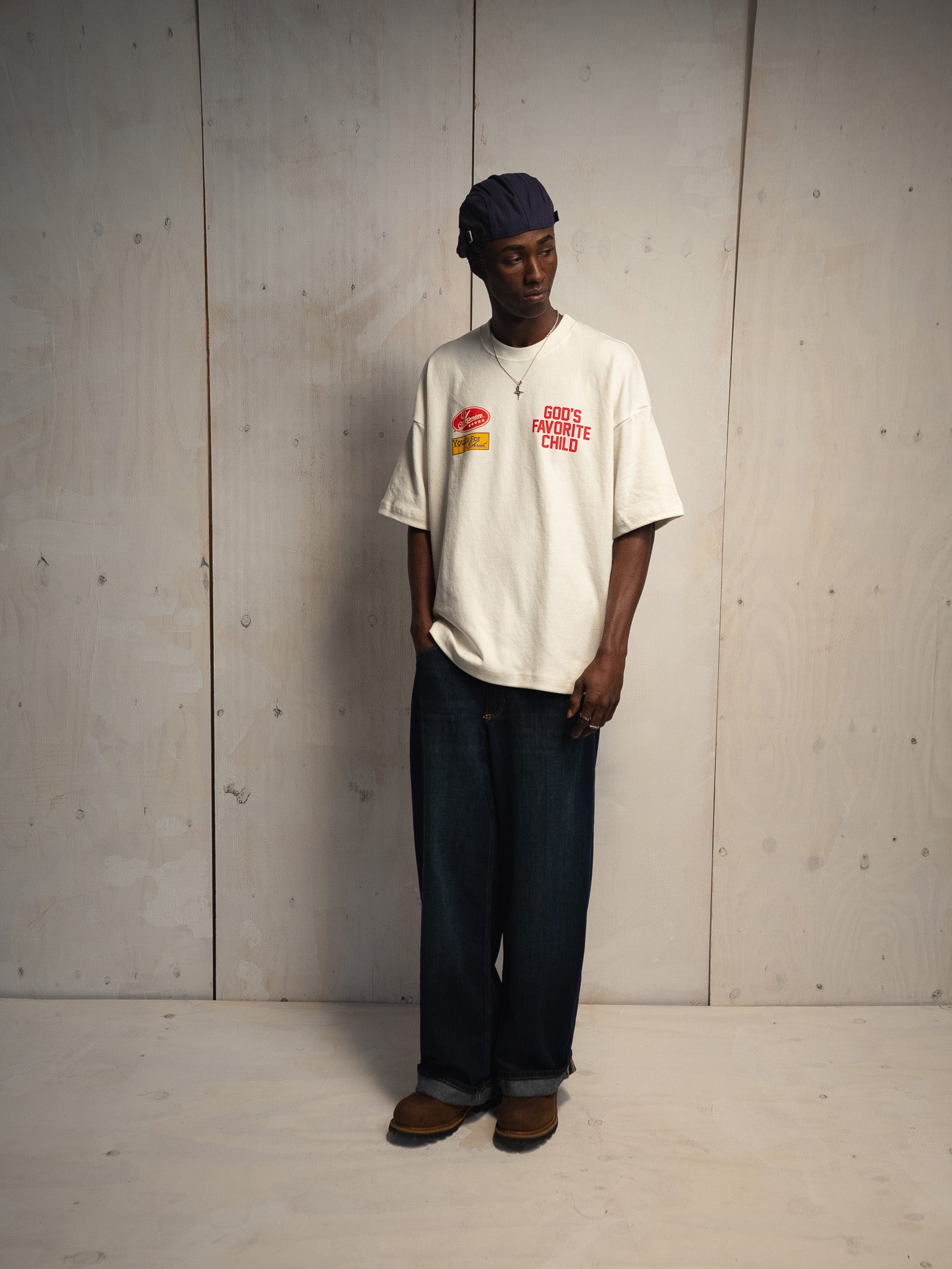 GOD'S FAVORITE CHILD OFF WHITE T-SHIRT