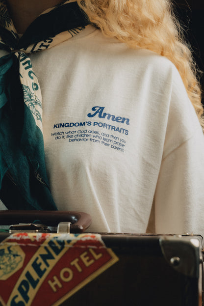 CAMISETA JESUS ​​OFF WHITE I JUST WANT TO BE LIKE